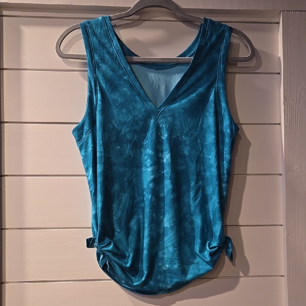 Teal Sleeveless Women's Top
